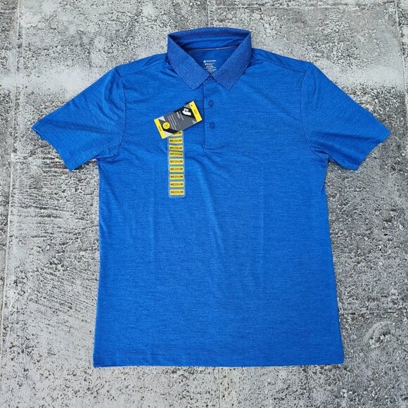 Members Mark Performance Men Polo T Shirt Short Sleeve Casual Shirt Size M NWT - Picture 3 of 7